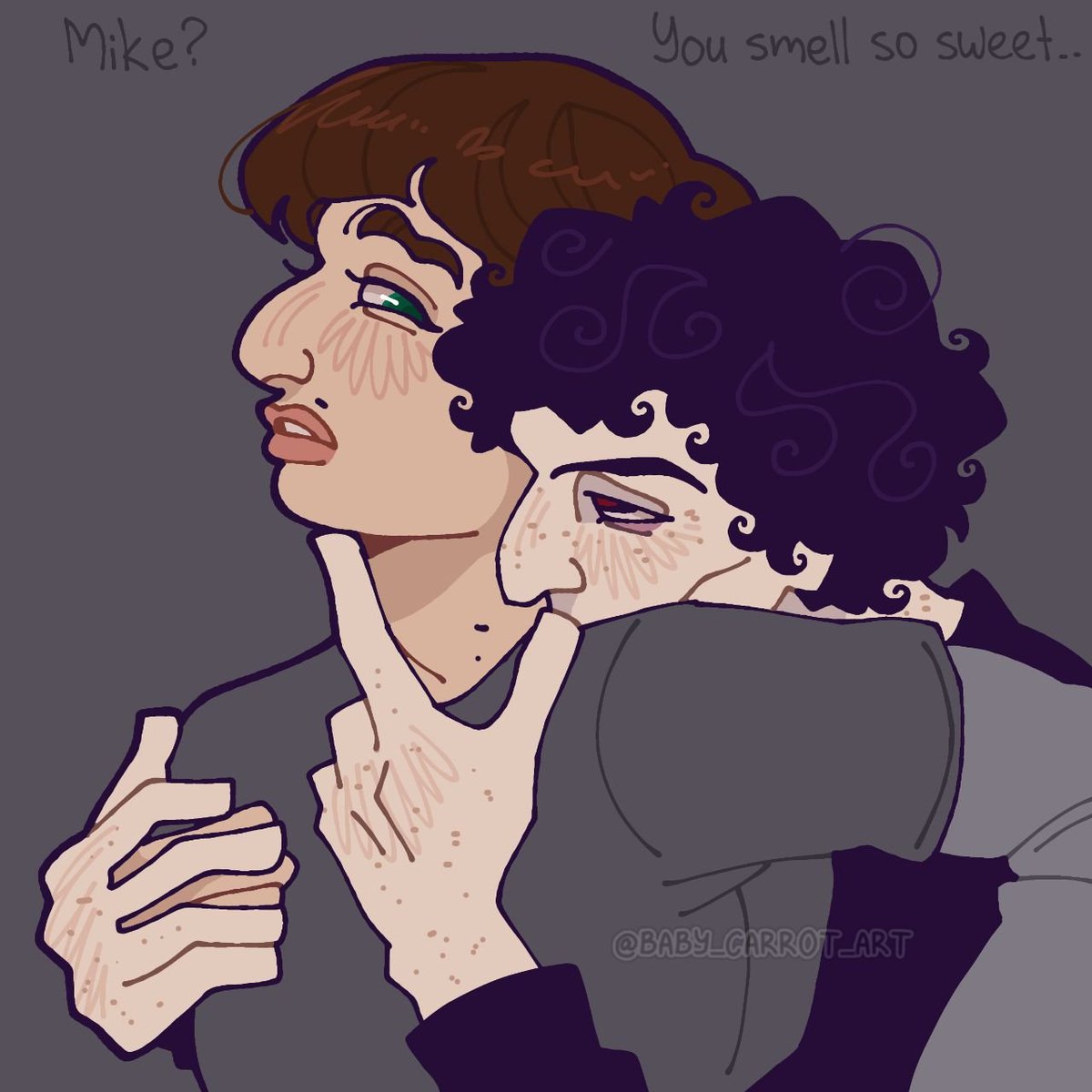 baby_carrot_art's tweet photo. Hopping on #bylertober except I'm probably gonna treat it more like a check list and possibly skip a few prompts maybe
#byler #vampwise #surfsahoy #bravebyers https://t.co/ThslGRZtPe