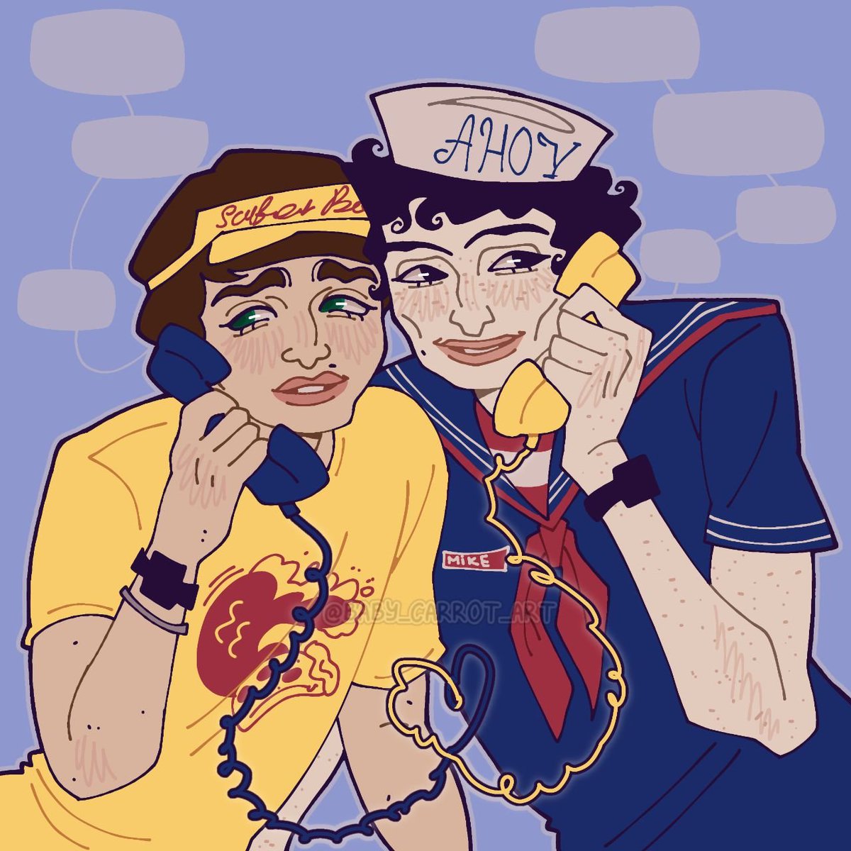baby_carrot_art's tweet photo. Hopping on #bylertober except I'm probably gonna treat it more like a check list and possibly skip a few prompts maybe
#byler #vampwise #surfsahoy #bravebyers https://t.co/ThslGRZtPe