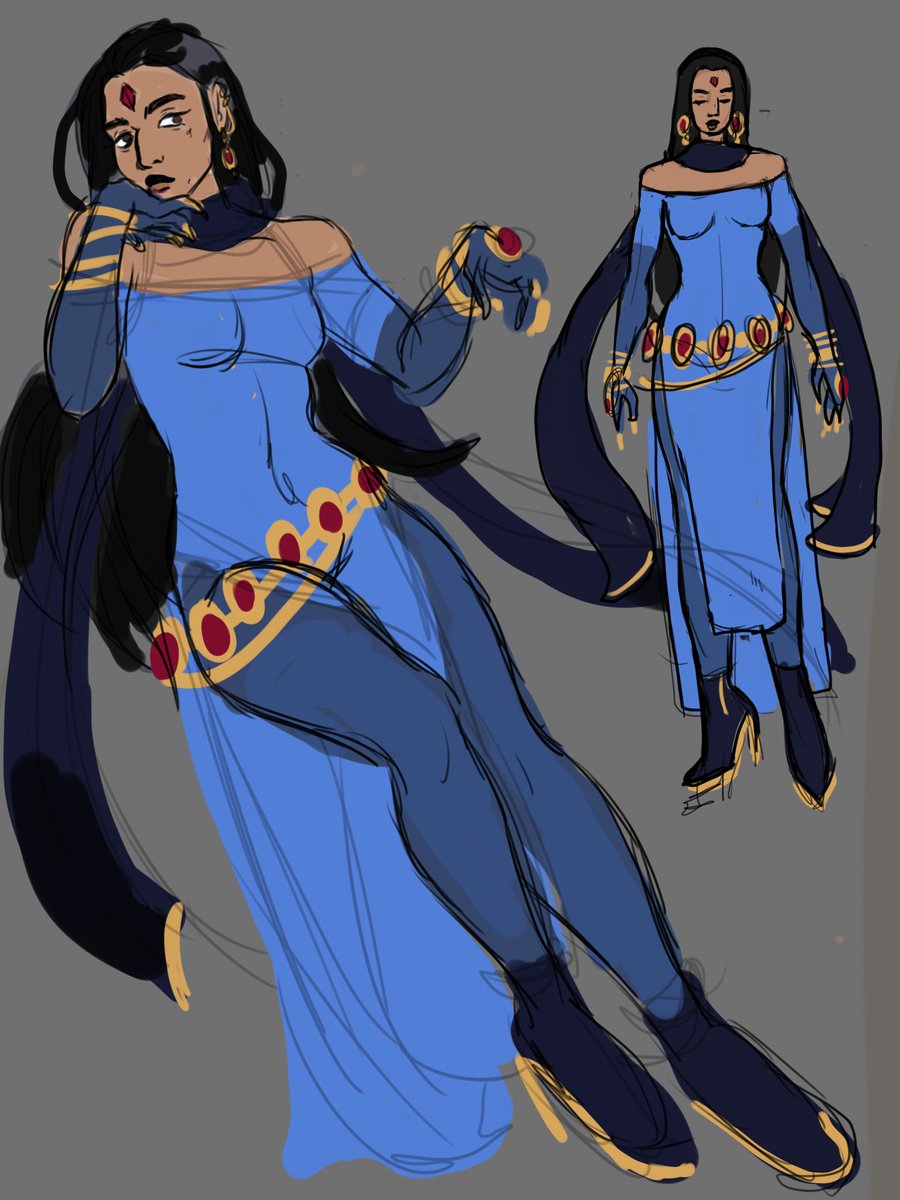 Jason_Syrup's tweet photo. Hrrrmrmmmmmm WIP of a  Raven redesign.
I looove redesigning my fav DC girlies.
#TeenTitans #Raven #wip #art #dc https://t.co/3nzvcXGWF8