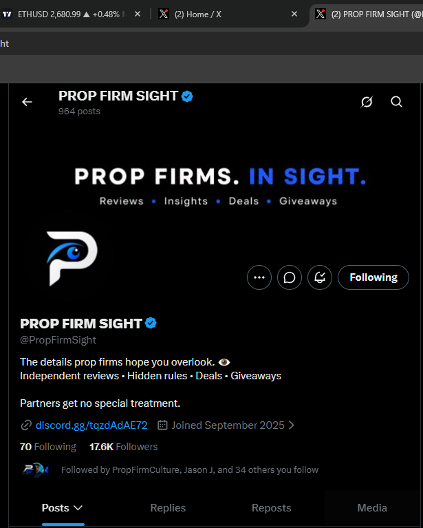 permausn's tweet photo. @PropFirmSight I'm ready. https://t.co/XyCn3pwaaC