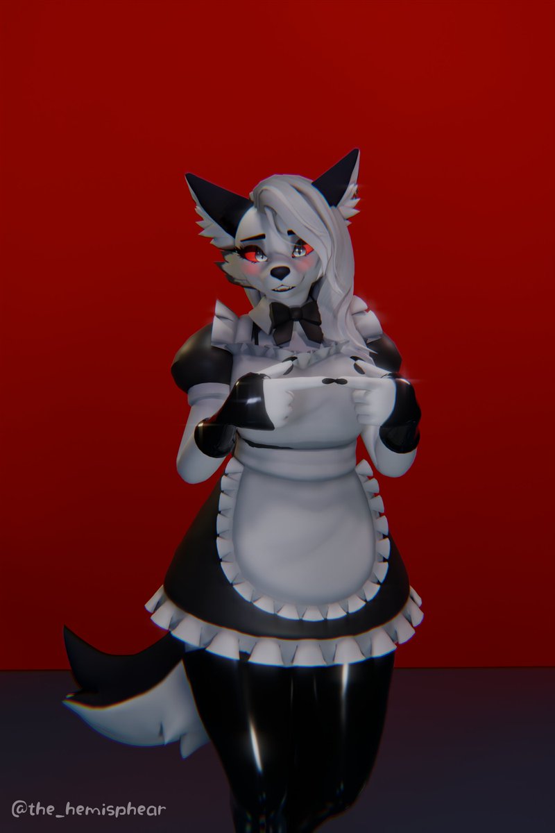 the_hemisphear's tweet photo. Loonie wearing a maid dress
Model edited from the fox moth puppy variant, vrc
#loona #HelluvaBoss‌ #blender https://t.co/c1kDa9TsLq