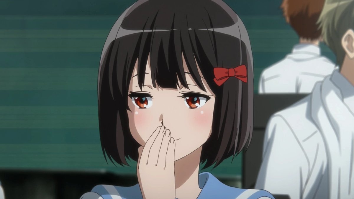 Eupholove2015's tweet photo. 同僚「音楽って何聞くの？」
ぱ「一応...クラシック系？とか？吹奏楽なんですけど」
同「へーどんな感じ？」
ぱ「一年の詩っていうんだけど、Youtubeのおすすめで流れてきてすごくいいなぁって（ウソではない）」
同「ふーん、ちょっと聞いてみるね」
　←イマココ

#ユーフォ最終楽章 
#anime_eupho https://t.co/4mIaMR0NNP