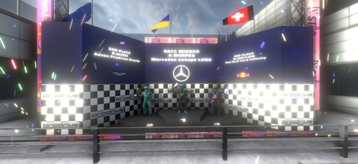 KobayashiS62814's tweet photo. #AnotherGP
Rd.2レース結果🏁(S49)天候:☀️
【Race result】
🥇🇺🇦A.Wimper
🥈🇪🇺D.Aizen
🥉🇨🇭M.Sinclair
4位🇺🇦L.Zukol
5位🇩🇪M.Brandt
6位🇳🇴R.Stigrind
7位🇬🇧L.James
8位🇺🇸T.Armstrong
9位🇩🇪N.Munich
10位🇮🇩G.Sianipar https://t.co/wY4y3qV7kK