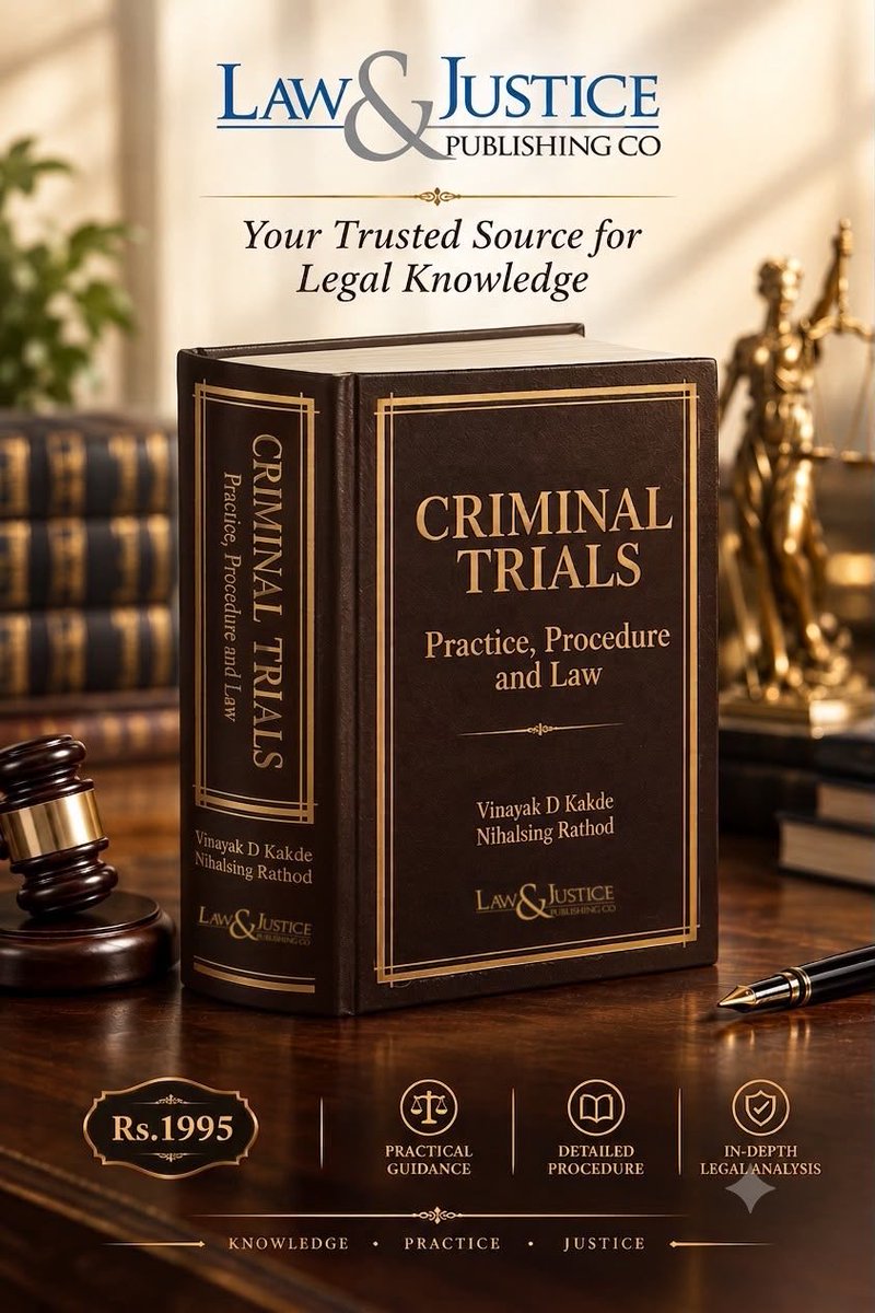 IJaising's tweet photo. Buy ,read ,use in your practice ,  co authored by my friend Nihalsing Rsthor , both the old and new Criminal Proceedure Code @NihalSi49868395 https://t.co/ERvngP1rjR