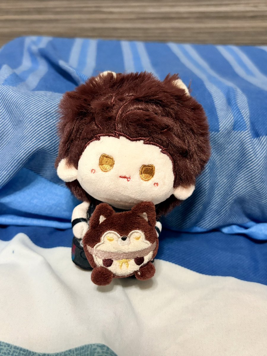 Yun_9098's tweet photo. 買的敖尹同人娃到了
So cute~🐾💕

敖尹是《戀與深空》不可或缺的主要角色之一。

請讓敖尹正常上線成為常駐第六男主角，堅決反對以特別邂逅或NPC形式回歸，反對任何建模以及人設、角色故事的更改。

#ValkoIs6thLI 
#ValkoIsLoved
#全世界都爱敖尹 https://t.co/YodYPiPNmE