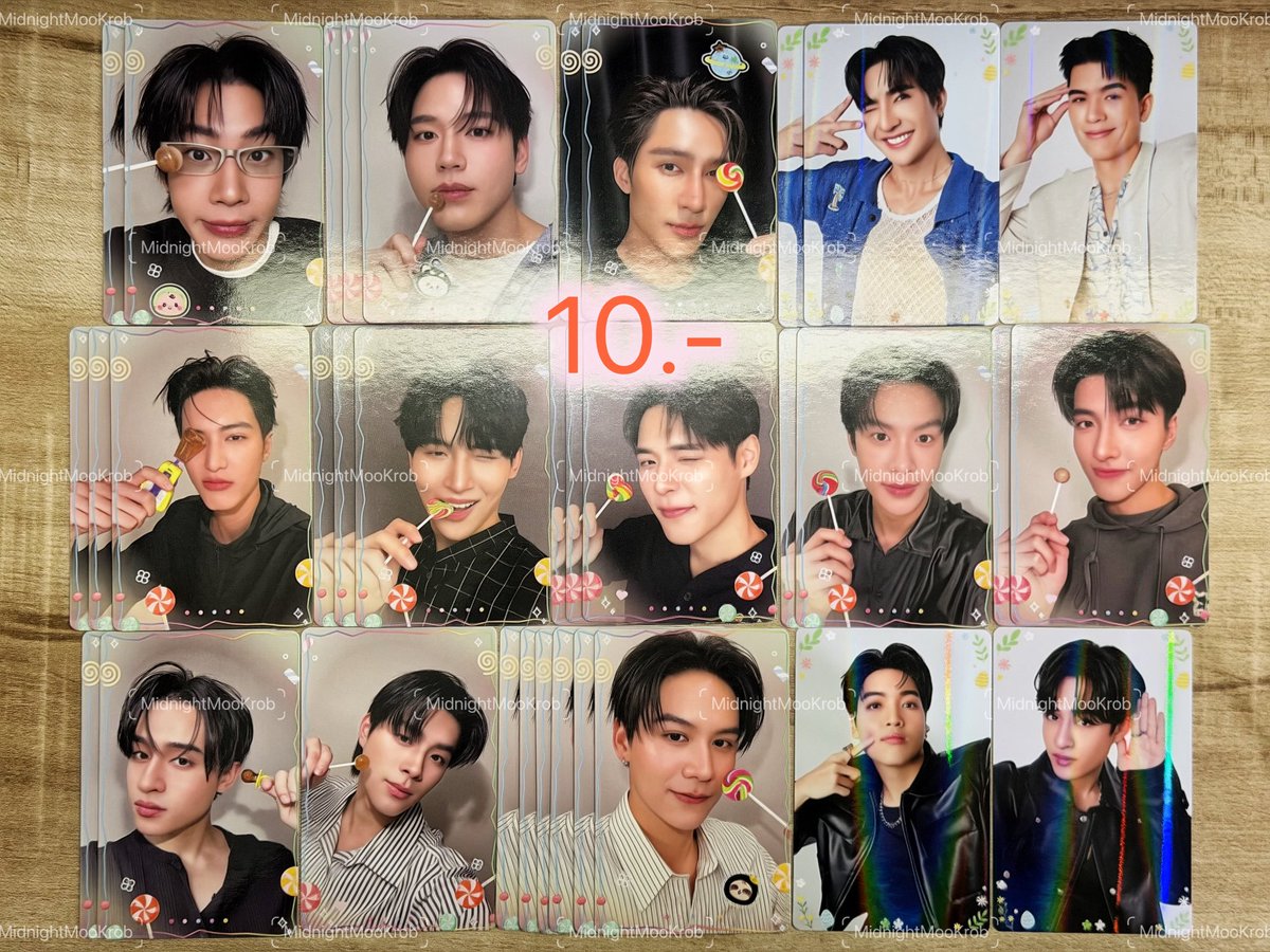 MidnightMooKrob's tweet photo. ขาย WTS - Random Boys 🥸🍭
🍬🍬 10 บาท ราคาเดียวค้าบ 🍬🍬

นัดรับ 5 7 9 / เหมาส่ง 40฿

#ตลาดนัดGMMTV 
#GMMTVFANIVAL2026HappyFamily
#GMMTVPOPUPSTOREINTOKYO2026 https://t.co/G5Tpfnl3xz