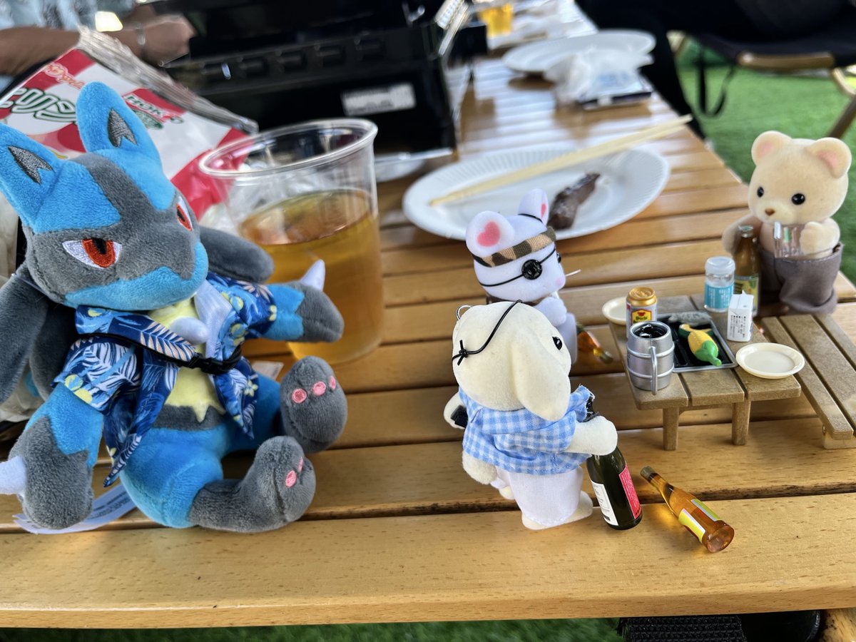 komarin05's tweet photo. @kiHana_ru70 FF外から失礼します
やはりSeriaかスリコで調達してます
そしてポケモンによっては着せることが難しいので、最悪1度服を軽く破壊して着せてから補修してます
ルカリオの手のトゲが邪魔で邪魔で… https://t.co/MYNKAuf2HG