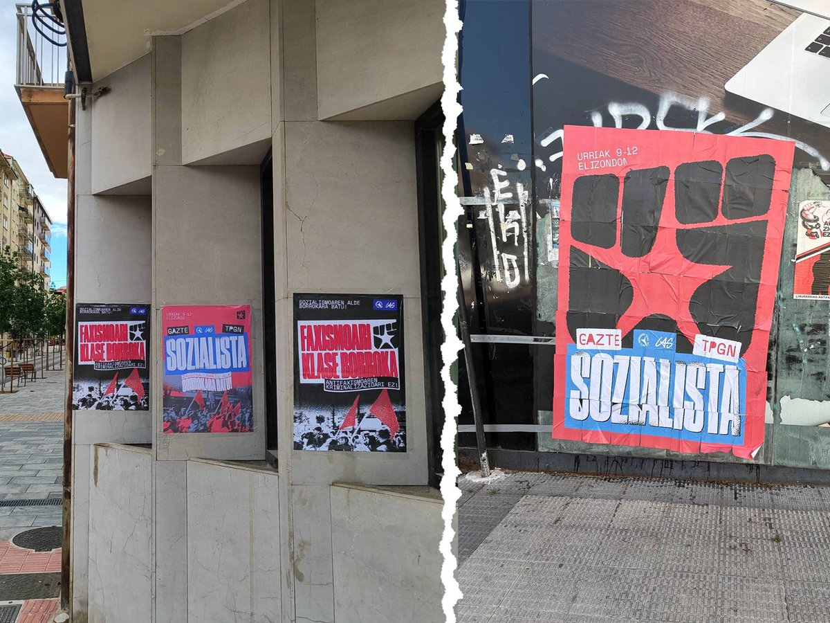 GKS_Irunerria's tweet photo. Astebete baino gutxiago falta da aurtengo Gazte Topagune Sozialistarako. 
Urriaren 9tik 12ra batu sozialismoaren aldeko borrokara! 🚩 #TPGNsozialista https://t.co/PsHAdyRVrx