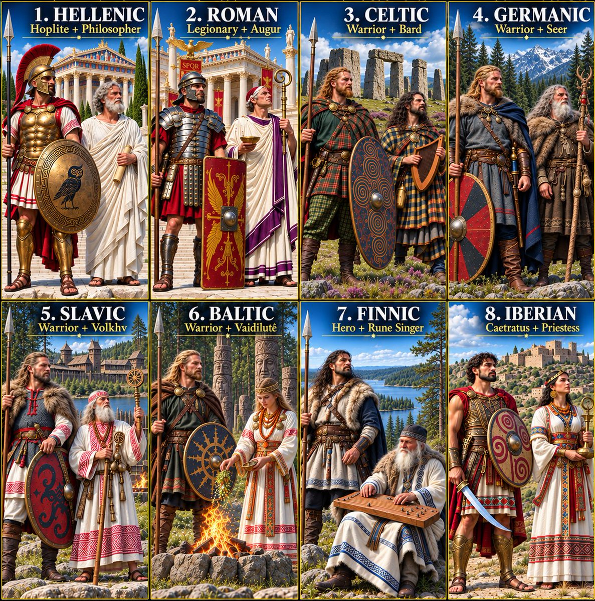 RealHellenist's tweet photo. Diversity of Ancient Europeans https://t.co/XtbmAXbasx