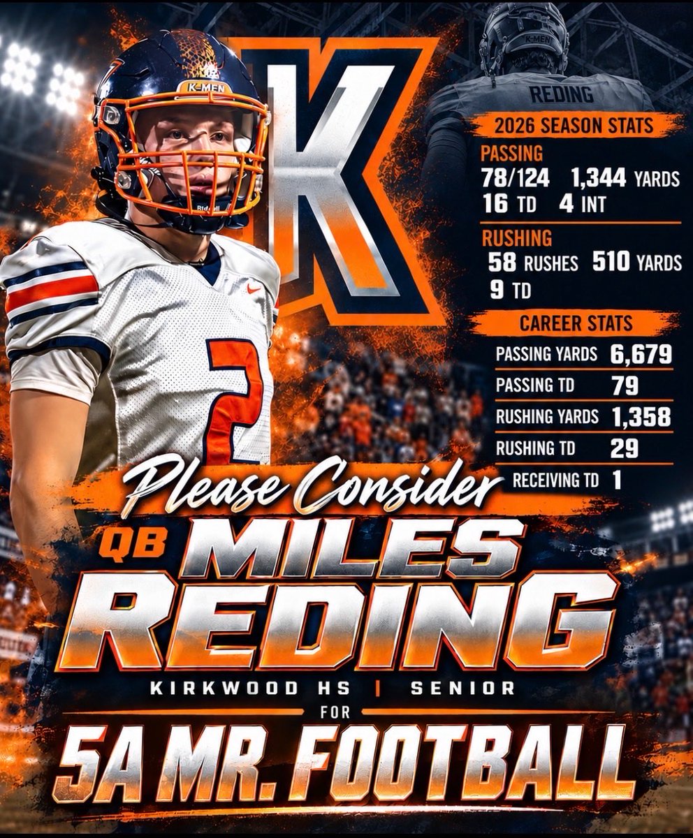 KCobrasFootball's tweet photo. QB1 has been putting up video game numbers all year! https://t.co/sRNbJf0mtl