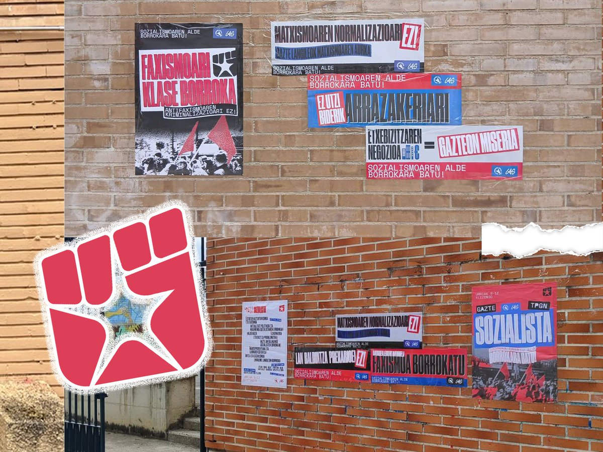 GKS_Irunerria's tweet photo. Astebete baino gutxiago falta da aurtengo Gazte Topagune Sozialistarako. 
Urriaren 9tik 12ra batu sozialismoaren aldeko borrokara! 🚩 #TPGNsozialista https://t.co/PsHAdyRVrx