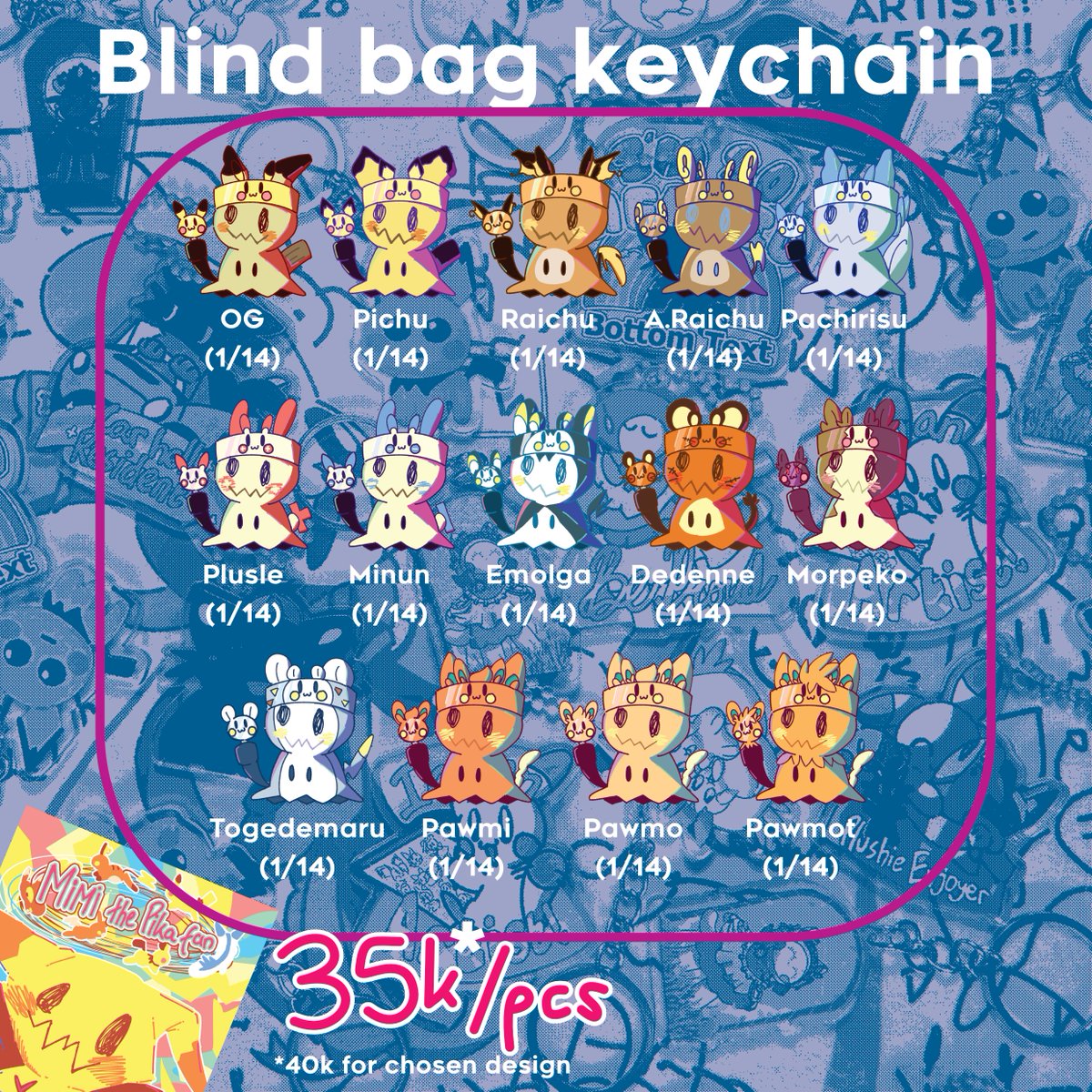 zeppipi's tweet photo. Come pre-order from my list of mainly original goods! From wearables to stickers and also some pokemon stickers and keychains!
#comifuro23catalogue #comifuro23catalog #comifuro23preorder #merchendise #original #pokemon
Order here!
https://t.co/SWxqMzoVQa
(2/3) https://t.co/38GWShggK6