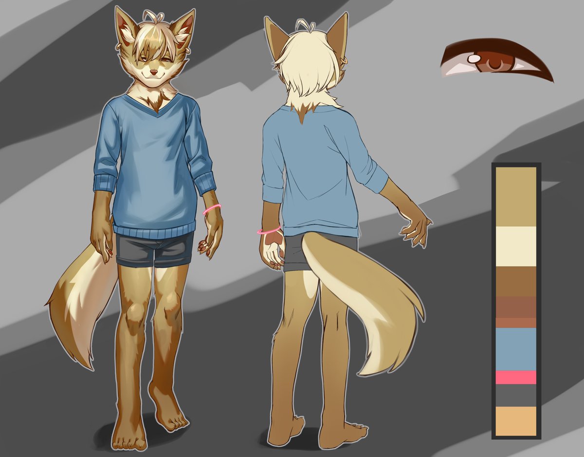 hollyVersiti's tweet photo. So, the concept art for my furry character is ready. I decided to call him Forse — simple and catchy. 🫠 https://t.co/fGO423ew2w
