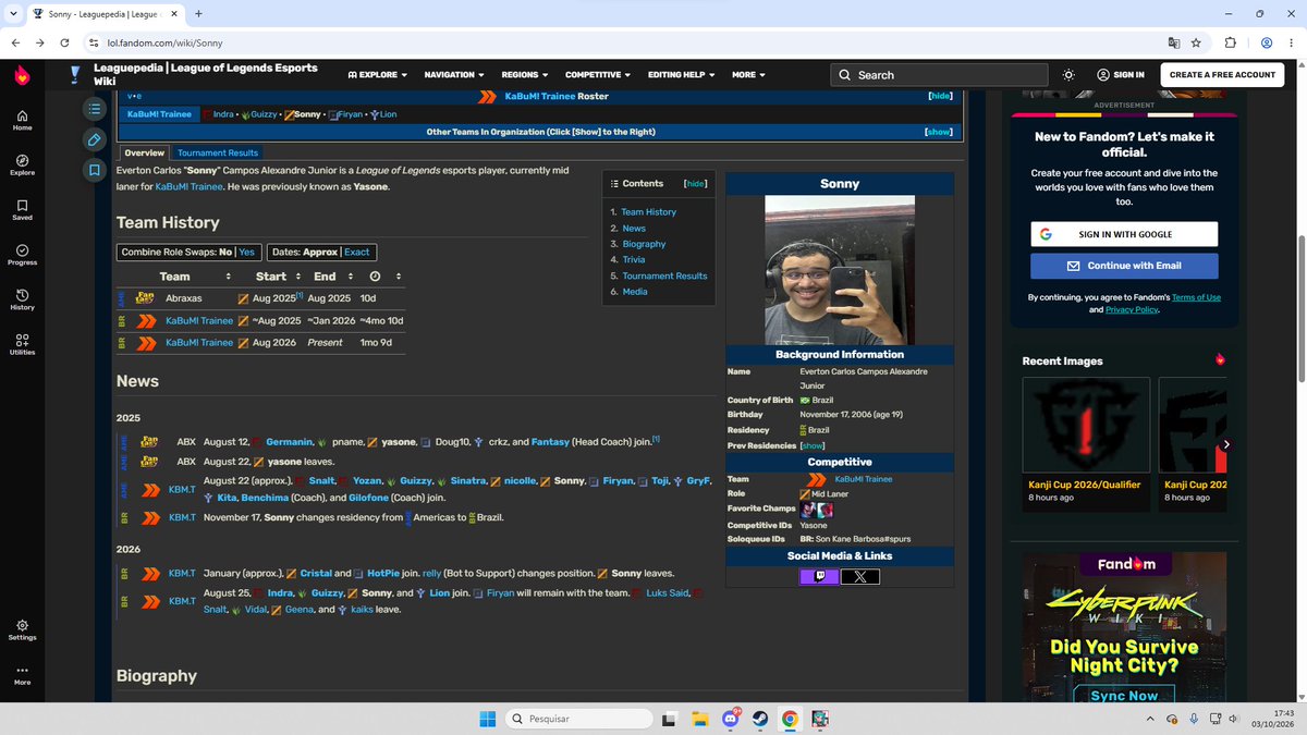 bbz16515564840's tweet photo. meu pro player favorito <3 https://t.co/bOkwfTyxlB