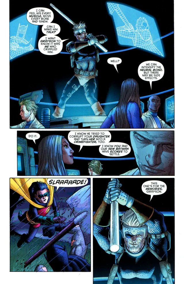 DatGirlNattieT's tweet photo. @AmirisphereXD @Hungryf0x1 “But he’s right” &amp; Deathstroke &amp; Talia do the same exact thing to Robin in the Batman comics 🥀 https://t.co/wbLK0VCo5v