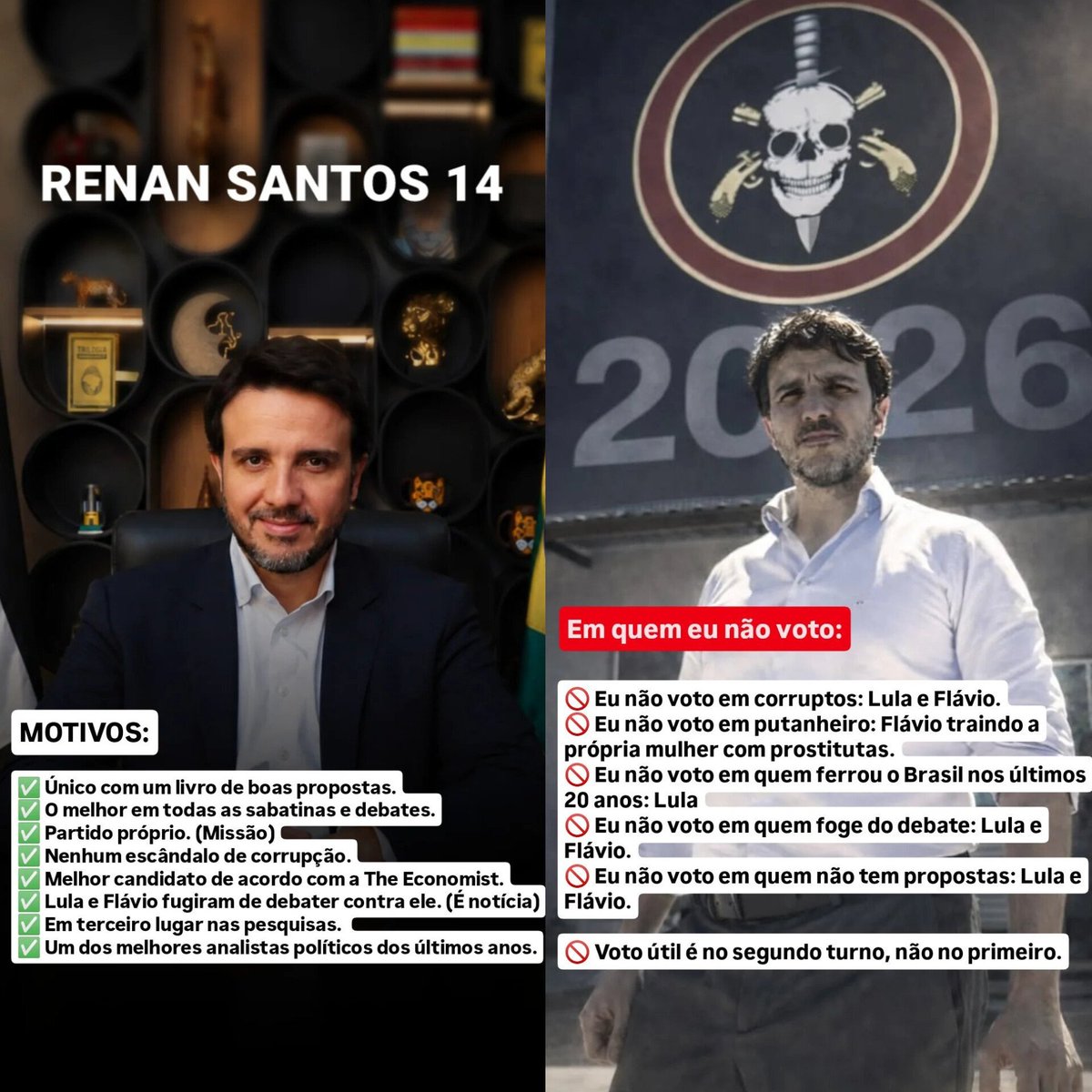 RenanPres26's tweet photo. VIRA VOTO PRO RENAN Vamos fazer os Institutos de pesquisa perderem sua credibilidade https://t.co/r8xfAMY1Kn