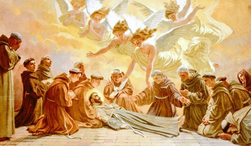SergioArbAsc's tweet photo. "La noche del 3 de octubre de 1226 los ángeles del cielo bajaban a la Porciúncula para encontrar a Francisco y llevarlo al trono del Altísimo".
#SanFrancisco
#SãoFrancisco
#SanFrancesco
#StFrancis
#Tránsito
#Transitus
#Ofm #Ofmconv
#Ofmcap https://t.co/mpYaXOhiRV