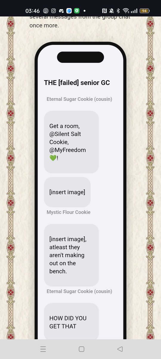 Lady_Blairezz's tweet photo. Imagine being romantic before a fencing bout... #silentlily with a side of #eternalberry

Fic!?
https://t.co/GB0J04BF6m

If you can't see it, make sure to click on hide creator's style TWICE!!  AND IGNORE HOW THE PHONE STRETCHES 💔💔💔 https://t.co/ptjBdLExcv