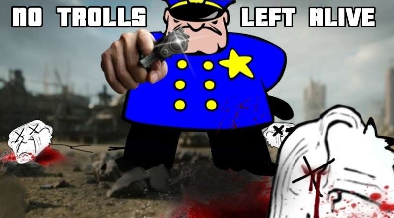 officerBorders's tweet photo. TROLLS WILL BE SHOT AND ARRESTED BY UTTP https://t.co/AzcB08JoJJ