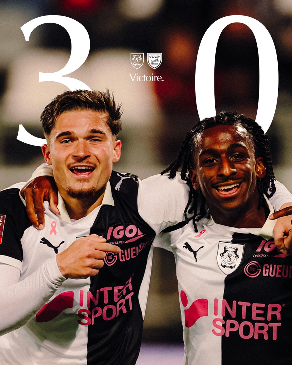 AmiensSC's tweet photo. 🔥 𝐕𝐈𝐂𝐓𝐎𝐈𝐈𝐈𝐑𝐄 !!!

Nos Amiénois font sauter le verrou en seconde période et terminent fort pour signer un troisième succès consécutif à la Licorne ! #ASCFCVB 🦄 https://t.co/71tDLbVoV7