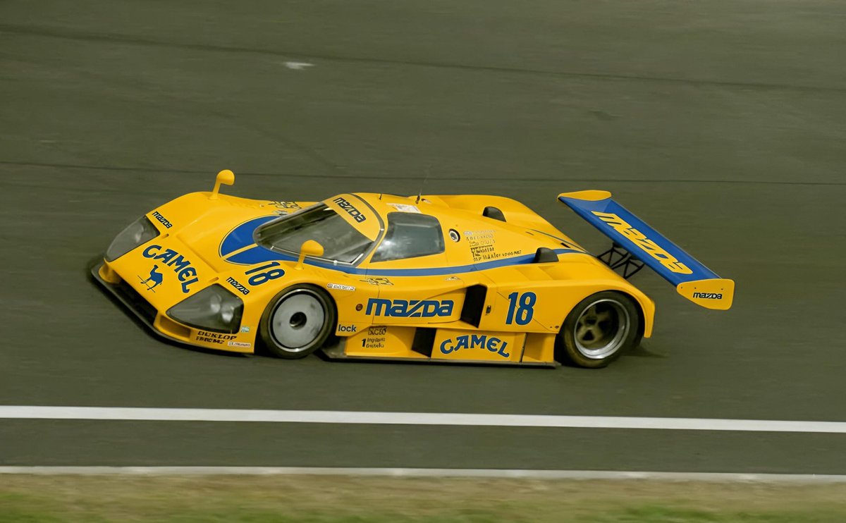 racing_culture's tweet photo. Let's get serious now!
What if the most beautiful prototype had the most beautiful livery?
What would the 787B look like with the Camel paint scheme?
💛😍
#787B #Mazda #Camel https://t.co/bwC2QNvTvE