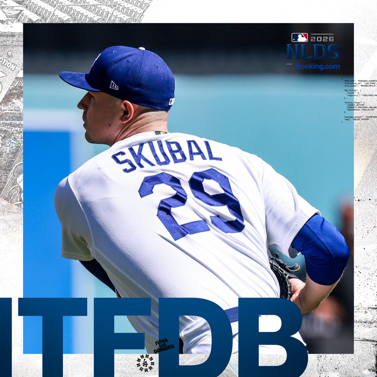 Dodgers's tweet photo. #ITFDB https://t.co/VRYidumGJB