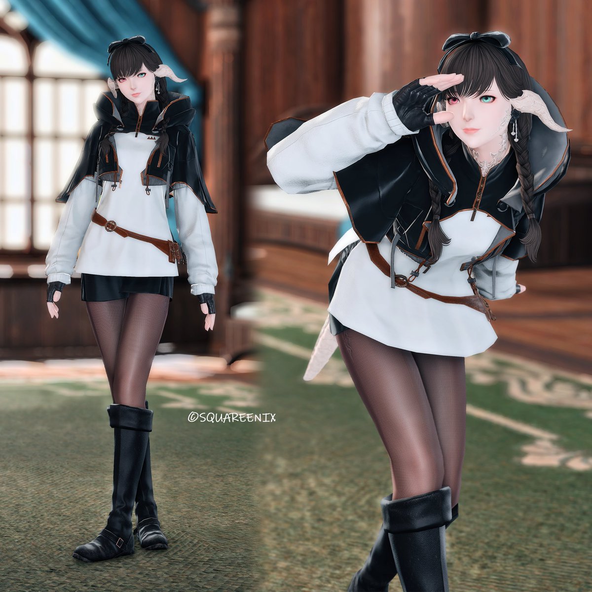 Dan_StarsFF14's tweet photo. #おはウラ&amp; #おやウラ です

スフェーンパーカーかわいい🤍🖤

#FF14 #FFXIV #本日のアウラ #メスラ #GPOSERS https://t.co/jkz7dLV6y1