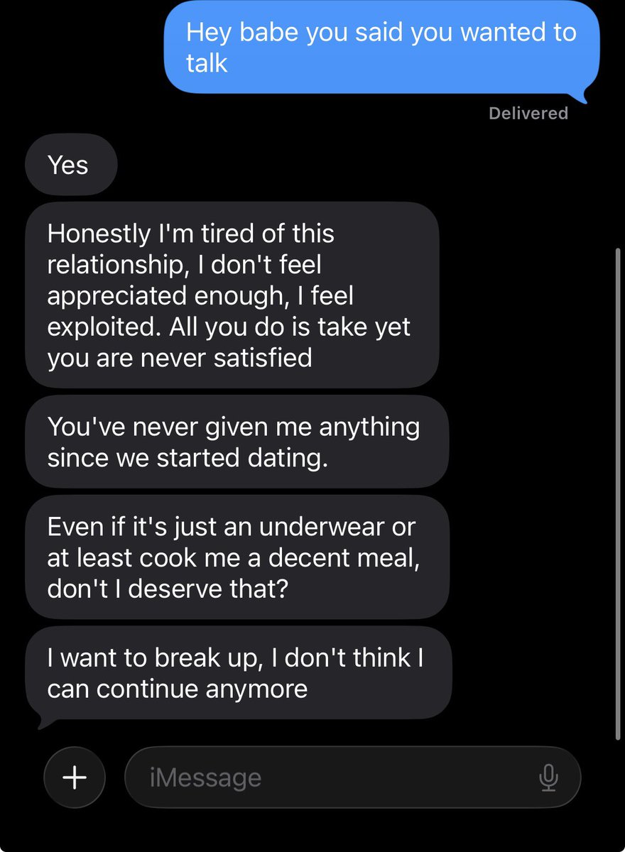 ceraliza's tweet photo. Is this a valid reason for a breakup???? https://t.co/4HmbsSgHU6