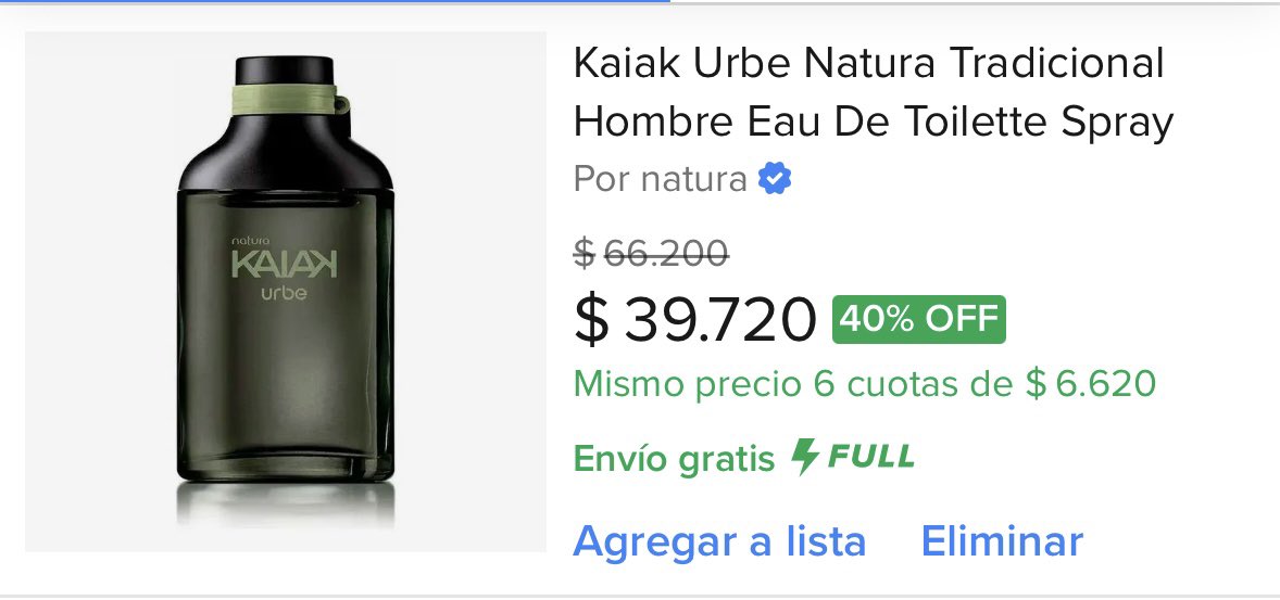 ofertasdar's tweet photo. ¿Buscás una fragancia masculina e intensa para la rutina diaria? El Kaiak Urbe de Natura (100ml) combina la frescura acuosa con notas herbales, nuez moscada, sándalo y ámbar 🌿🏙️
💰 $39.720 💳 6 cuotas de $6.620
Compra en Mercado Libre Argentina 👉 https://t.co/kzLLBF7DzE https://t.co/nAuhKPyzZZ