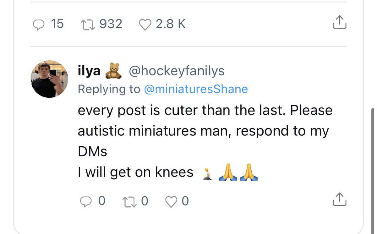 Hollanovs3boy's tweet photo. #smau #hollanov
Shane is a 23-year old miniatures fanatic and influencer 🏠 🤏🏼💘

Ilya stumbles across his page and #NEEDSthat 💘💓🫶🏼

Enjoy!! Will update semi-frequently when inspiration strikes! 💗🙂🫶🏼 https://t.co/TLLsAlBEbe