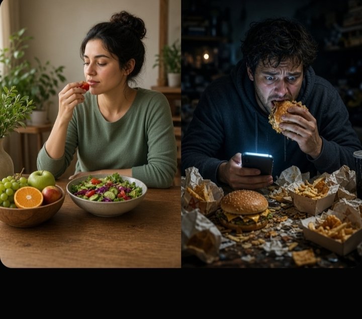 matheo07_'s tweet photo. Comés como pensás:
Tu dieta no solo construye tu cuerpo, también construye tu carácter. Comer mal de forma constante es una forma silenciosa de sabotearte. https://t.co/n86k9wk8hq
