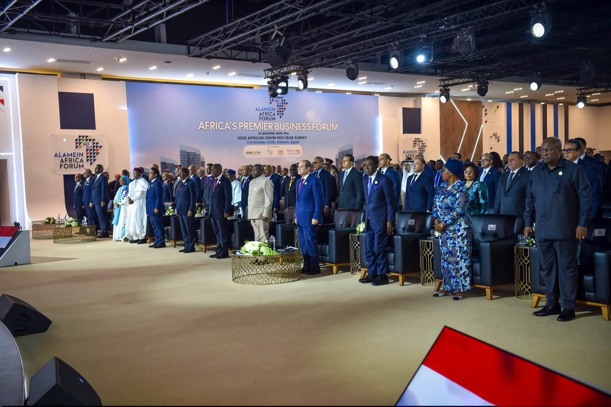 mocisom's tweet photo. H.E. Minister @AmbGamal was honoured to join H.E. President @HassanSMohamud at the Alamein–Africa Business Forum in Egypt, where Somalia’s investment &amp; business opportunities were highlighted, reaffirming 🇸🇴’s commitment to advancing trade,investment &amp; economic ties across Africa https://t.co/UnQviMFeXd
