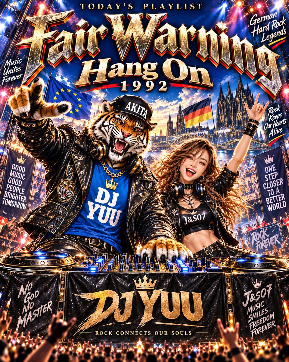 yuu_a_240327's tweet photo. Today's playlist 🎼 🎻
Fair Warning / Hang On, 1992

ドイツが生んだ🇩🇪最も偉大な
ハードロックバンドの一つ😲🎸👍✨ https://t.co/UwZttLLo8Y