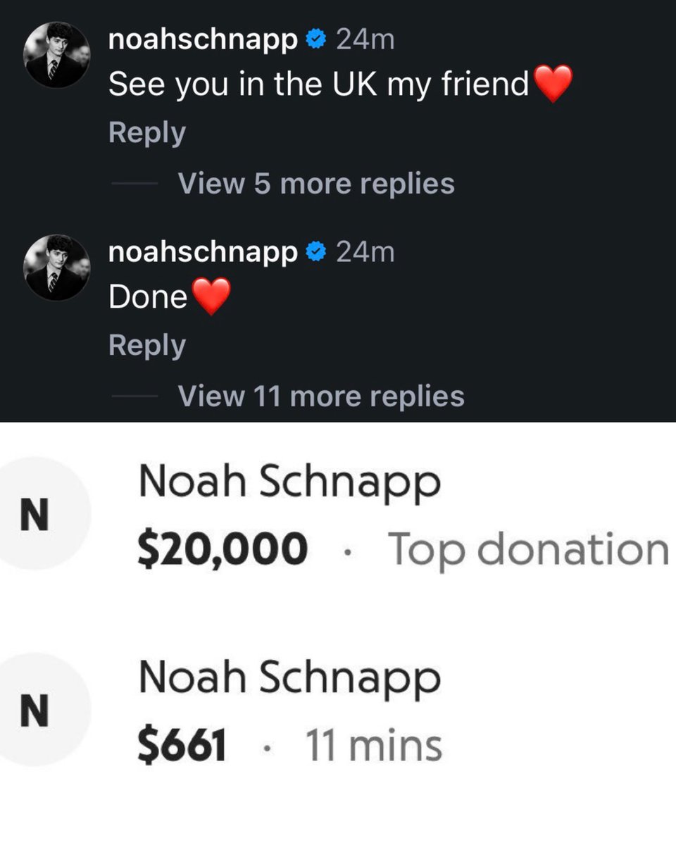 schnappily's tweet photo. you will never convince me that noah is anything but the immensely kind, generous, and loving person that he consistently proves he is https://t.co/cwTk8l77zv