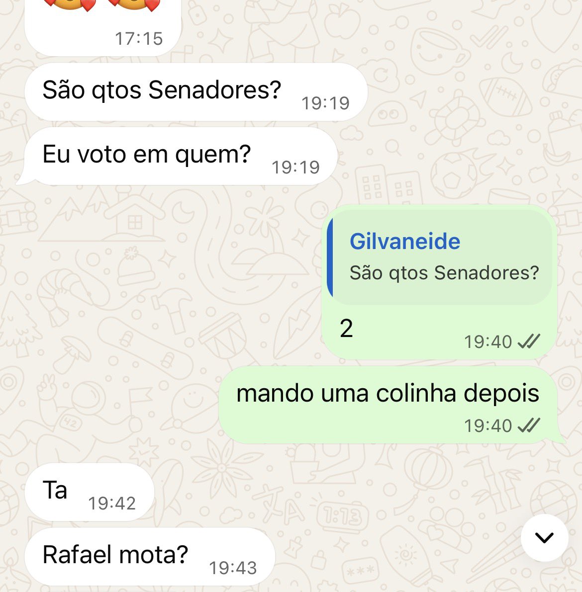 rafuxona's tweet photo. gente me ajuda com uma colinha pra eu mandar pra minha mae lá no rn!! rafael mota eh uma opção? manda estadual e federal tbb https://t.co/et82o7Lx13
