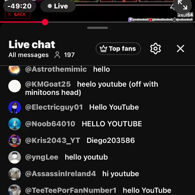 DaRealRendemi's tweet photo. Thank y’all for the most people in a stream I had!  

Unfortunately it didn’t go out as planned as the piggy devs brought out a broken update. (You can’t gift people the pass and you waste robux)  

I’m really sorry for those that couldn’t get the pass i tried my best. https://t.co/SnsYBE4C9S