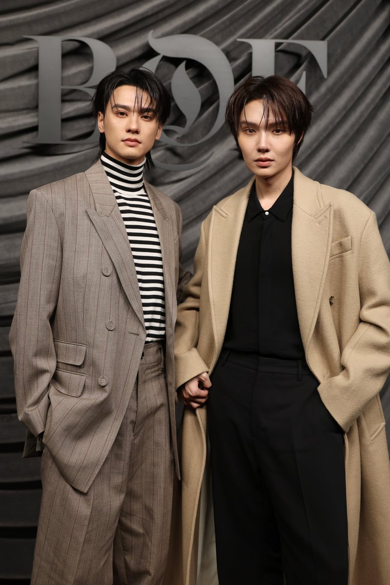 lavoirmagazine's tweet photo. Keng Harit and Namping Napatsakorn attend The BoF 500 Gala at Paris Fashion Week. https://t.co/q8GwkkDLuV