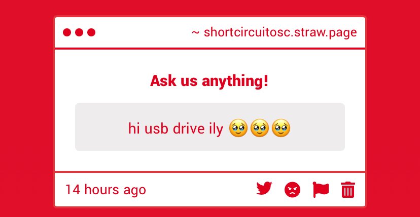 SHORTCIRCUITOSC's tweet photo. AWWW EM!!! HI ILYT!! <33 -💙 https://t.co/feJ571NYK1