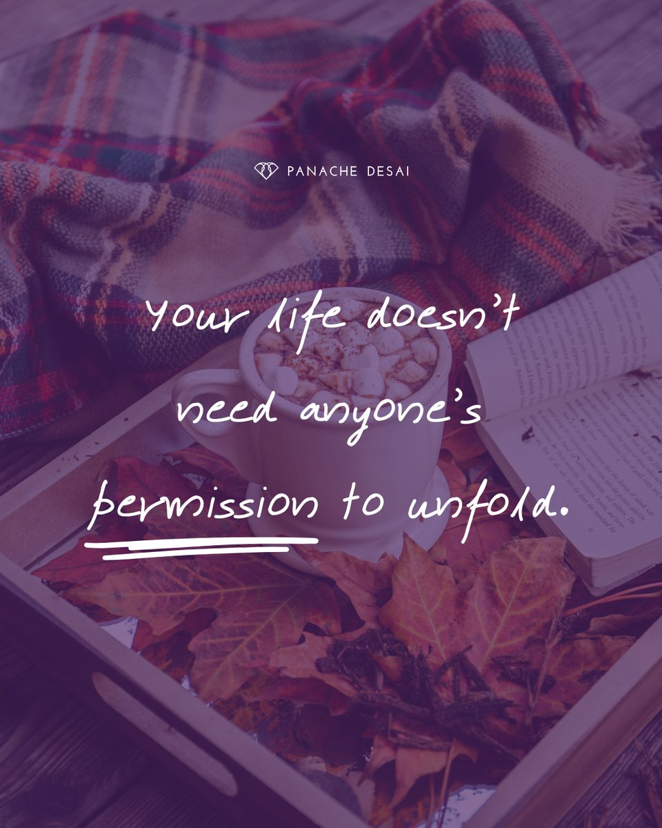 PanacheDesai's tweet photo. When you stop seeking approval and start trusting your instincts, life arranges itself around your authentic direction. https://t.co/kuY45SE2y0