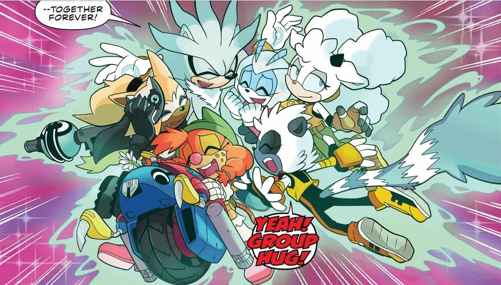 art_andstuff2's tweet photo. Real talk, is there a real reason why Silver is consistently the one paired with all the IDW oc’s 😭

Like, I know he can’t be with Blaze all the time but after the Metal Virus, it just gets weird https://t.co/9GA3ZlEB4g