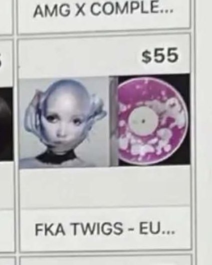 iriptheslitt's tweet photo. first look at fka twigs’ exclusive blood records liquid filled ‘eusexua afterglow’ vinyl

available at complexcon https://t.co/4L36iLVz3R