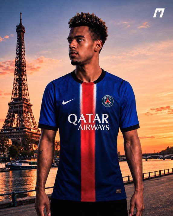MegaPSG_'s tweet photo. 🔴🔵 Voici une idée de ce à quoi devrait ressembler le maillot domicile 27/28 sur les joueurs 👕

(@whatthekit_x via @Footy_Headlines) https://t.co/bWSvLFT37b
