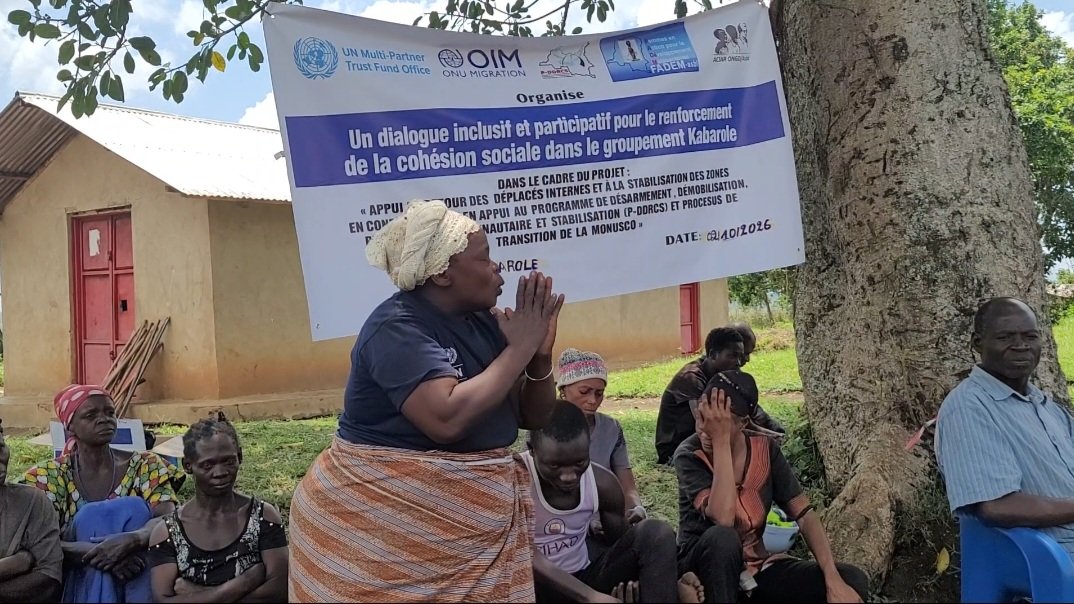 ACIARasbl's tweet photo. 🛑Irumu – Kabarole | Le dialogue pour renforcer la confiance et la cohésion sociale

« Permettre à chacun d’exprimer ses préoccupations est un premier pas pour apaiser les tensions. »

Cliquez ici👇 pour tout lire 
https://t.co/StTuK5DN4n
#rdc #OIMRDC #UN #MONUSCO #ituri https://t.co/UOctZmnxHX