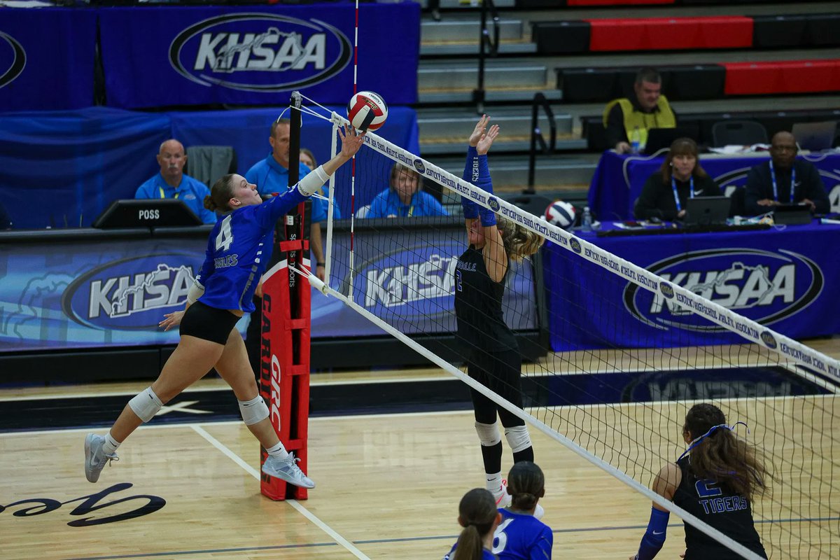 TenthRegion's tweet photo. The 2026 KHSAA Girls Volleyball State Tournament gets started on November 2, with the quarterfinals through the championship at George Rogers Clark.  Full bracket and pairings here:
>> https://t.co/kT1iXK2IQC https://t.co/Gm569MsjBe