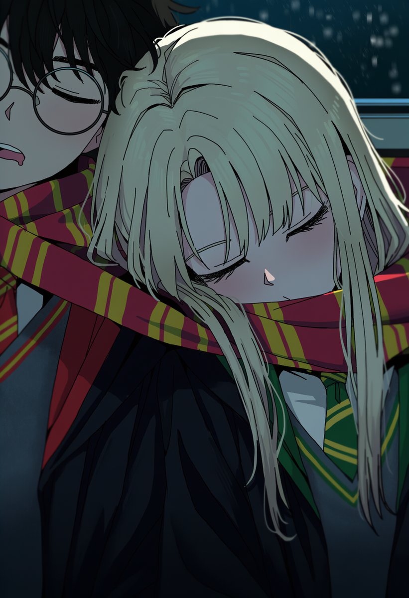 AnantaAI99's tweet photo. Last train to Hogwarts on a winter's night
---
Potter x Malfoid https://t.co/3RH76YTtkP