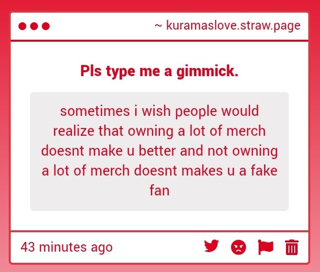 R0seFox's tweet photo. Having little merch doesn’t make you any less of a fan, so don’t feel insecure, And if you have a huge collection, keep supporting your fav

Let’s not measure our love by merch. More doesn’t make you a better fan, and less doesn’t make you fake. end of the day, we just love oki🥹 https://t.co/rr7HFr7Vvq