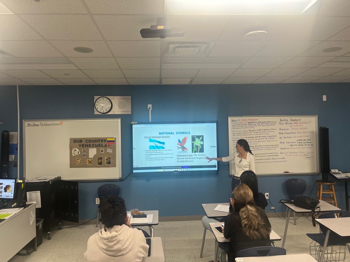 palmettoadult's tweet photo. 🌎✨ Celebrating Hispanic Heritage Month at Miami Palmetto Adult! Our students shared presentations highlighting Hispanic cultures, traditions, history, and contributions. We’re proud of their hard work, creativity, and enthusiasm!
@MDCPS @MiamiSupt
#MDCPS https://t.co/DYFoKF5RDE