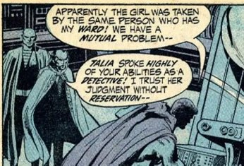 rosmariest's tweet photo. i love how ra’s gives the hint that talia yaps about him and what i love more is that we see her yap about him in the second panel. she is so in love it makes me sick https://t.co/4unG8iegn7