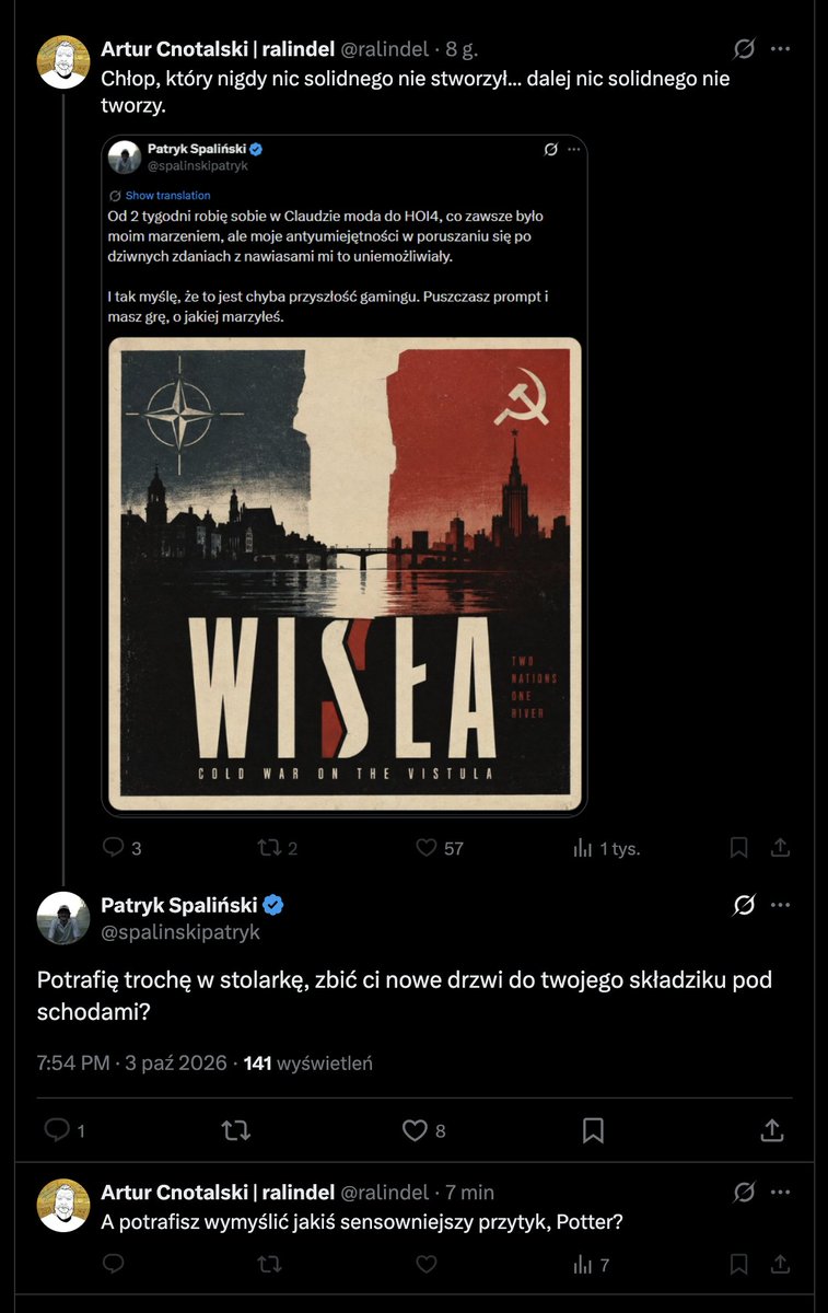 Belicariusz's tweet photo. Ktoś traktuje tego całego Cnotalskiego na poważnie? Nie dość, że buc to jeszcze idiota. https://t.co/ca6XhWhsDN