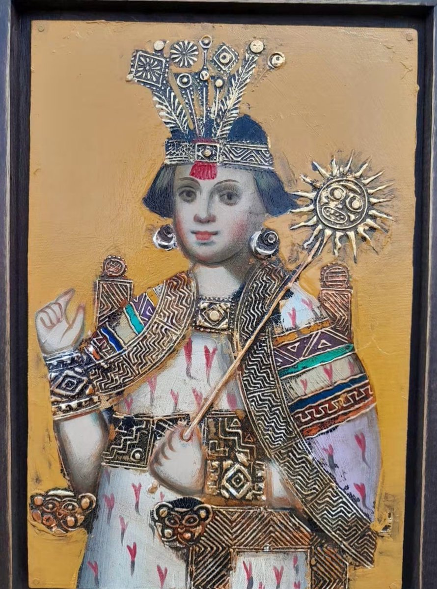Deligtsubs's tweet photo. As artes peruanas de Jesus vestido como príncipe inca é muito bonita também. https://t.co/bUU8eixX0a